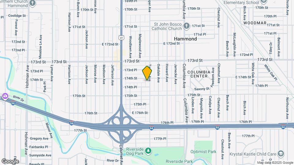 7414 Tapper Ave Map and Location Details