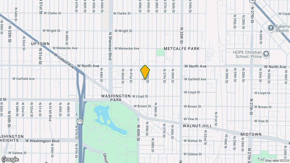 2169 N 39th St Map and Location Details