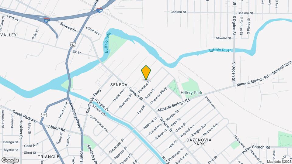 60 Pomona Pl Map and Location Details