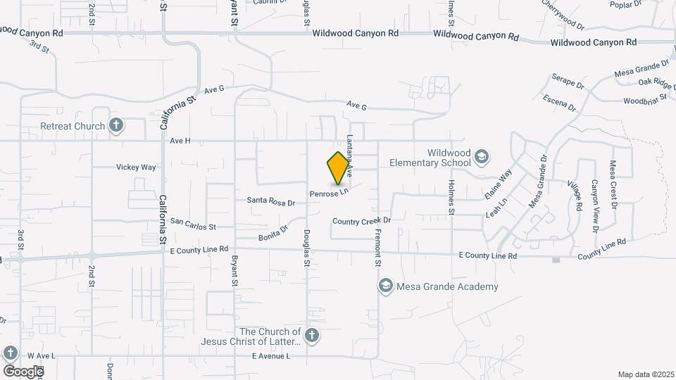 35582 Penrose Ln Map and Location Details