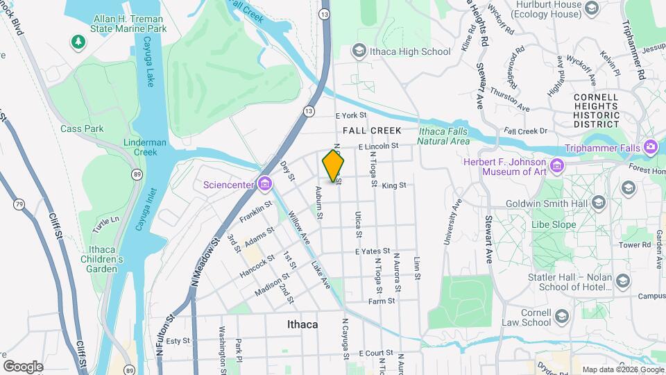 912 N Cayuga St Map and Location Details