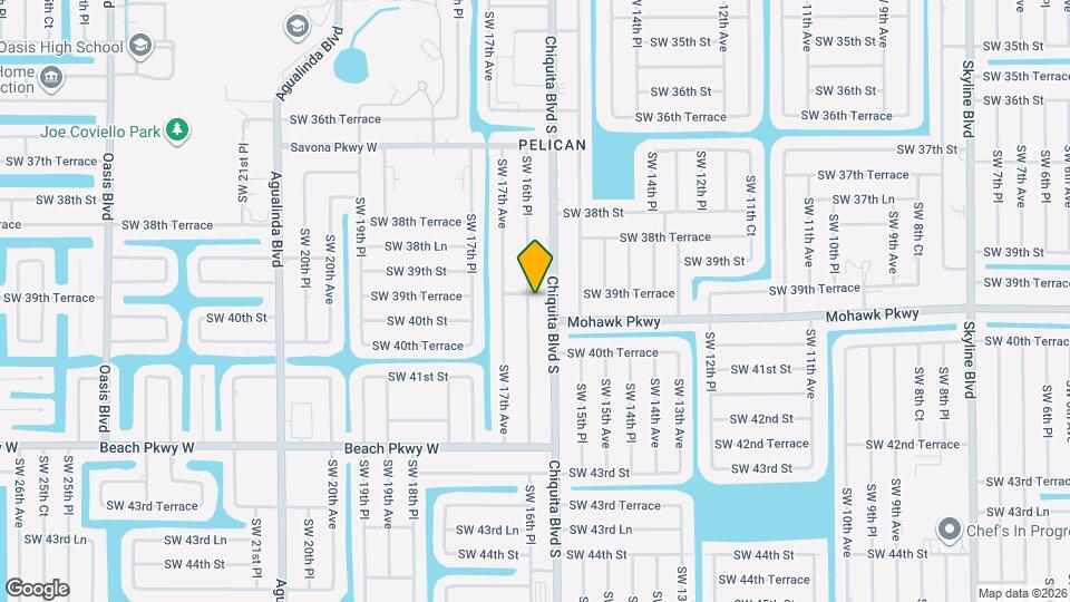 3927 SW 16th Pl Map and Location Details