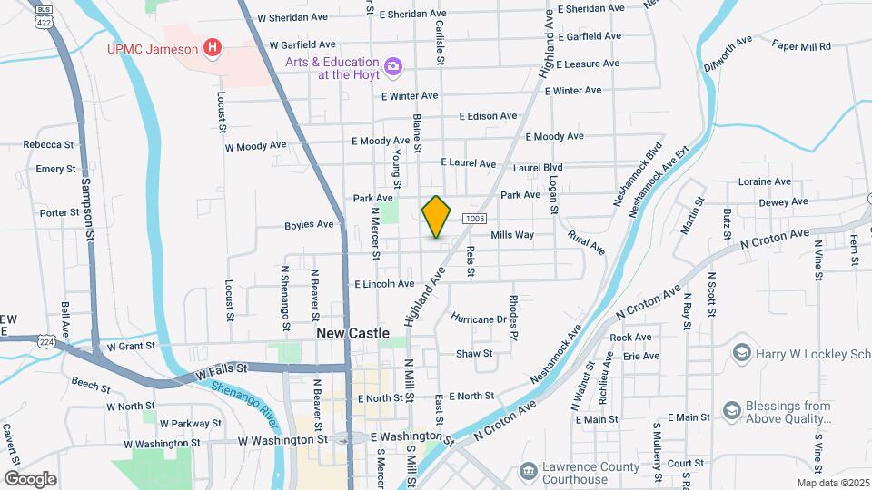 137 E Wallace Ave Map and Location Details