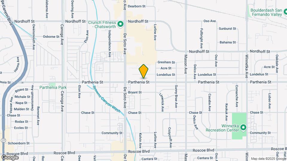20751 Parthenia St Map and Location Details