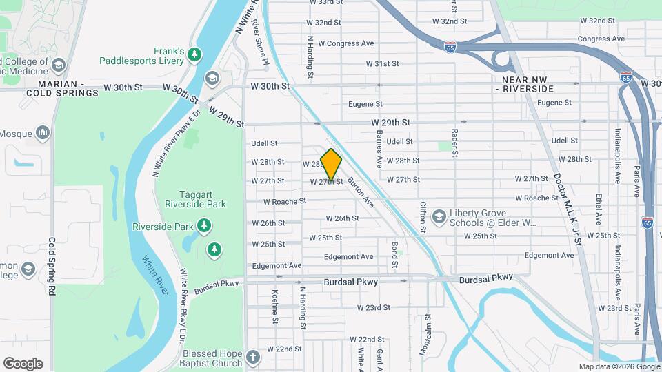 1319 W 27th St Map and Location Details