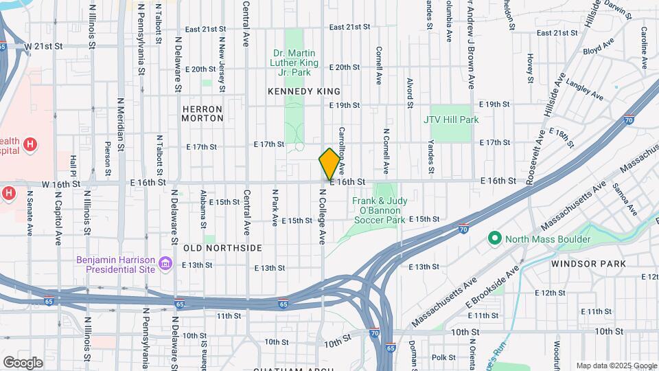 705 E 16th St Mapa y Detalles de la Ubicación