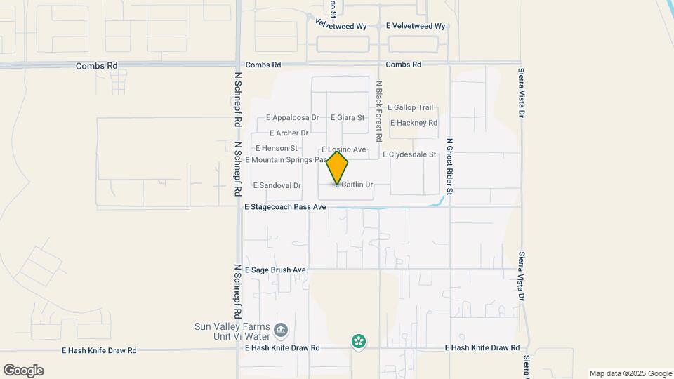 4021 E Caitlin Dr Map and Location Details