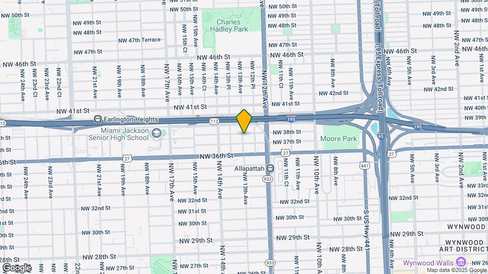 3725 NW 13th Ave Map and Location Details