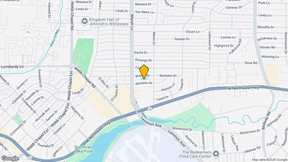 3739 Almazan Dr Map and Location Details