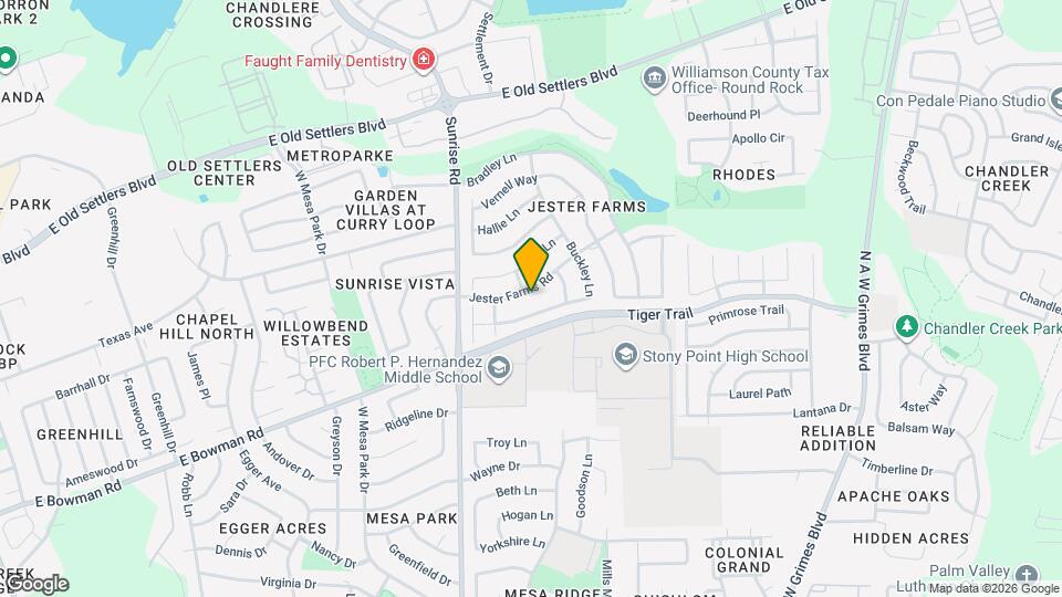 2120 Jester Farms Rd Mapa y Detalles de la Ubicación