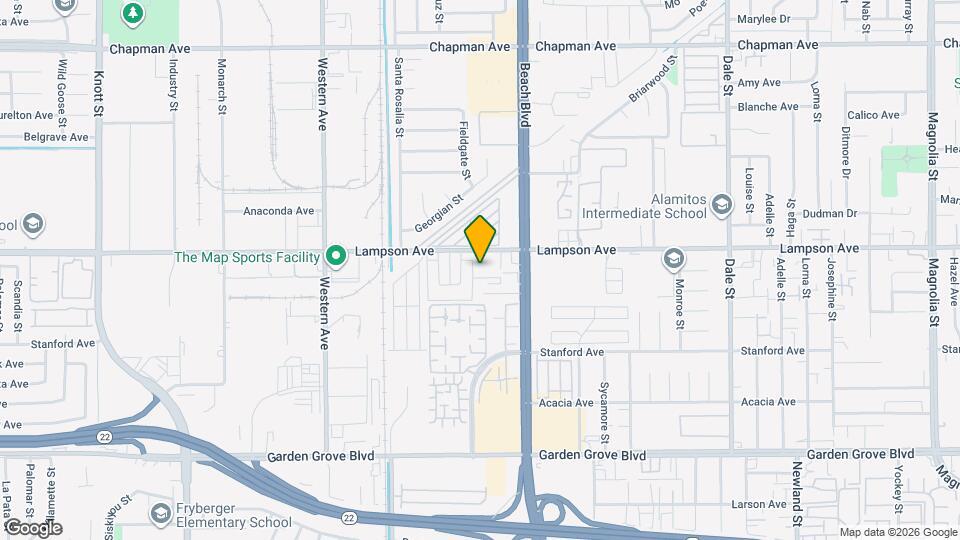 7932 Lampson Ave Map and Location Details