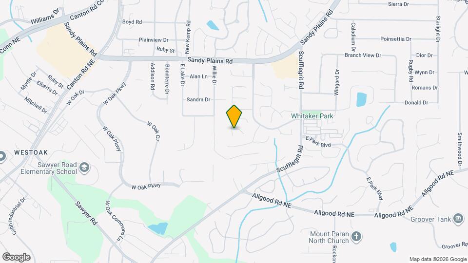 1344 Treewood Trail Map and Location Details