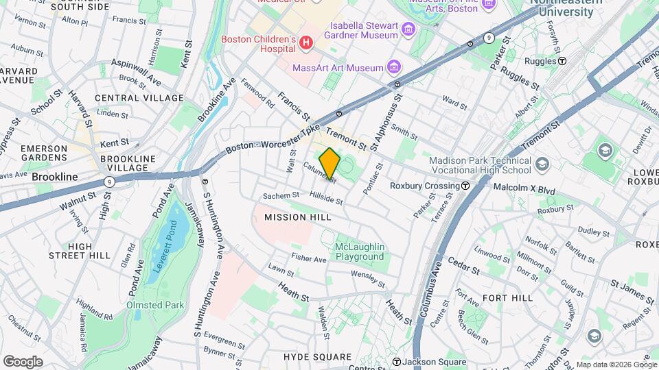 14 Oswald St Map and Location Details