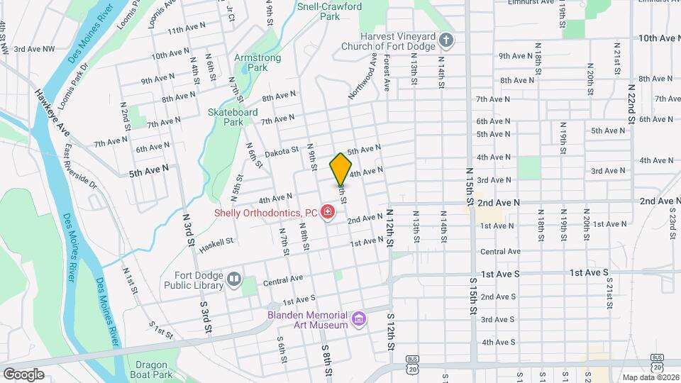 324 N 10th St Map and Location Details