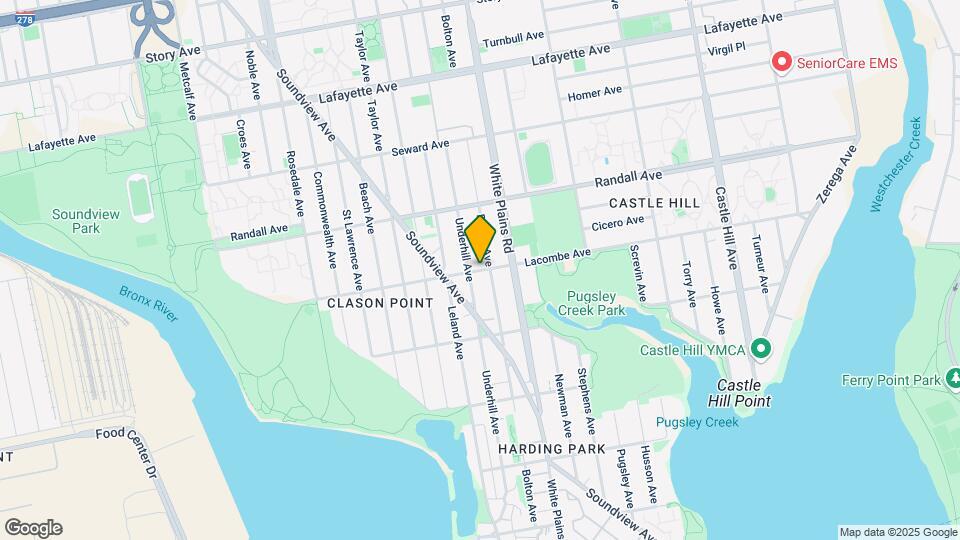 1891 Lacombe Ave Map and Location Details