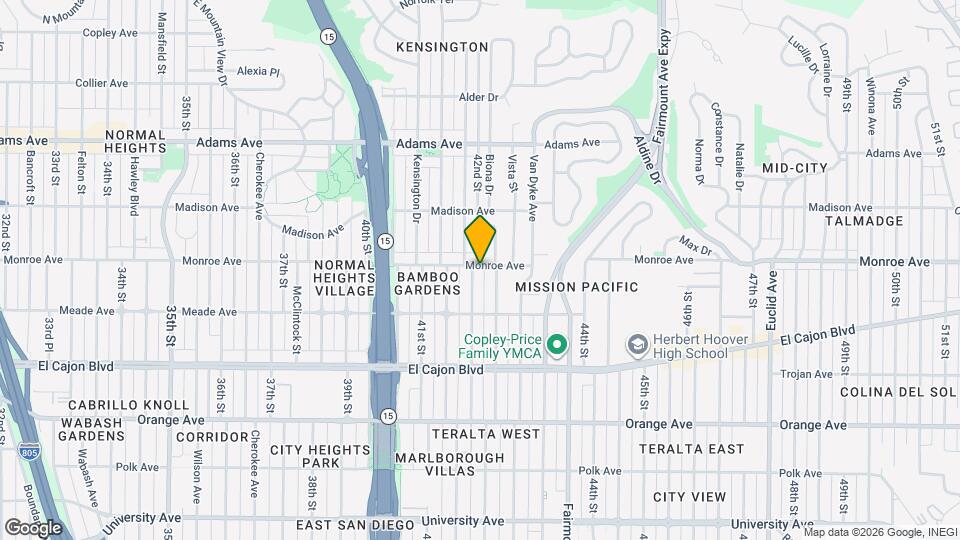 4205 Monroe Ave Map and Location Details