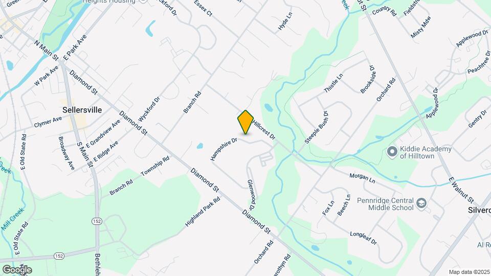 166 Hampshire Dr Map and Location Details
