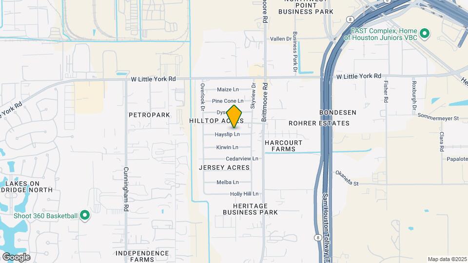 11030 Hayslip Ln Map and Location Details