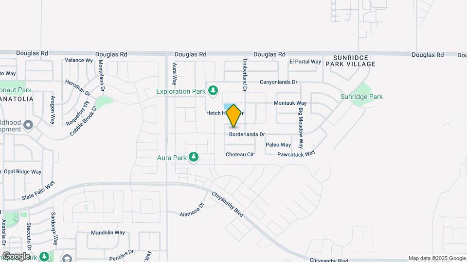 4280 Borderlands Dr Map and Location Details