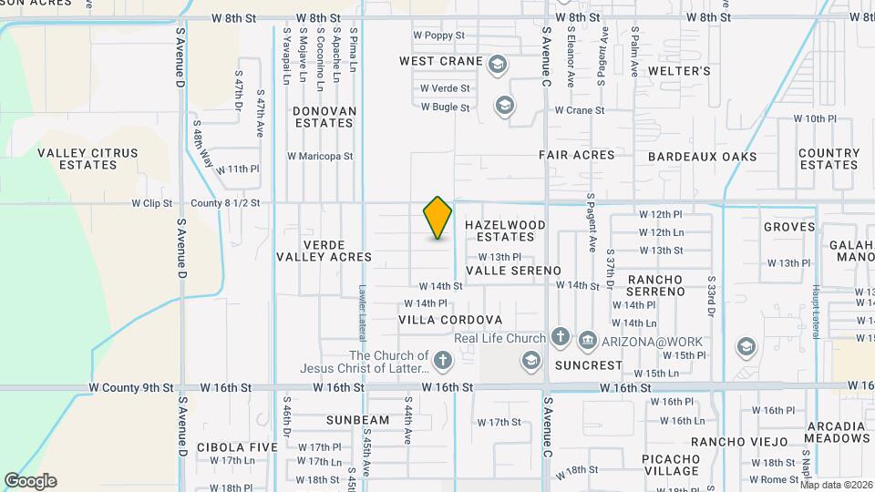 4310 W 13th St Map and Location Details
