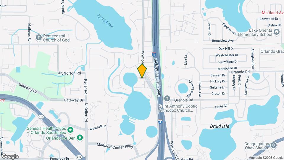 904 Lake Destiny Rd, Unit C Map and Location Details