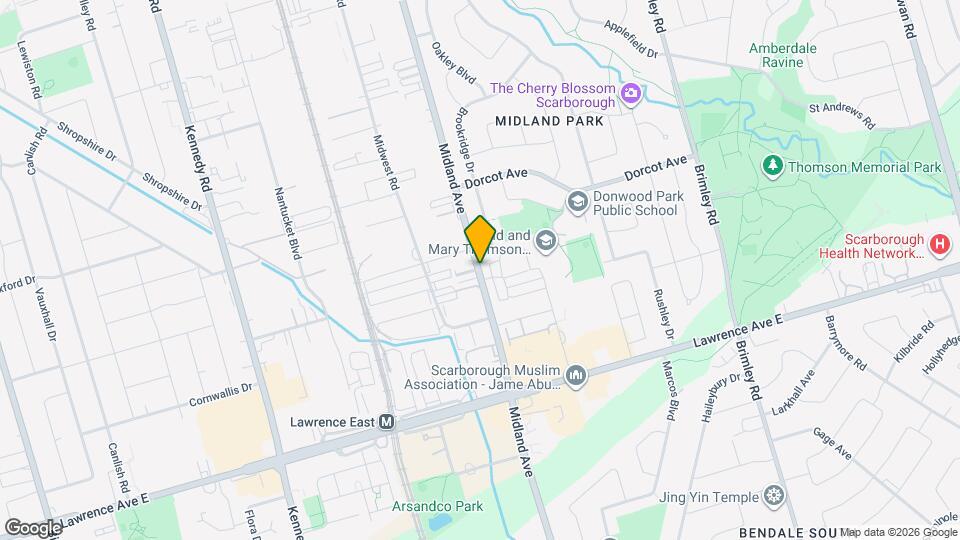 1561 Midland Ave Map and Location Details