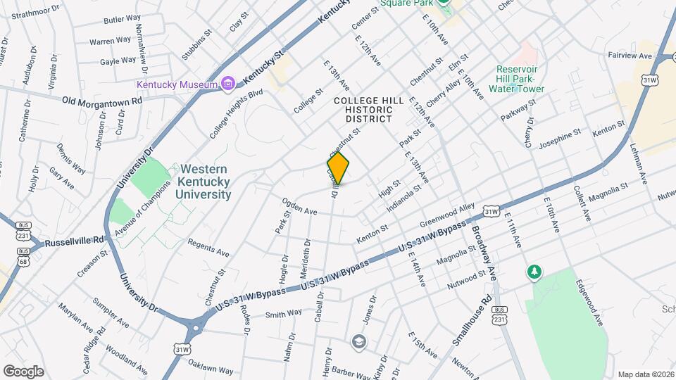 1456 Park St Map and Location Details