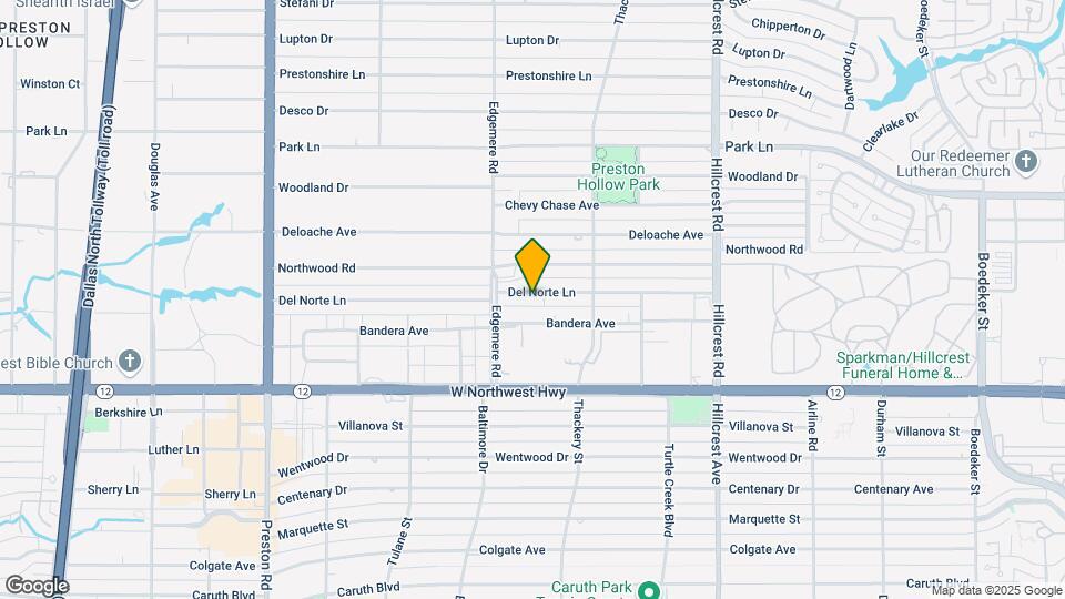 6430 Del Norte Ln Mapa y Detalles de la Ubicación