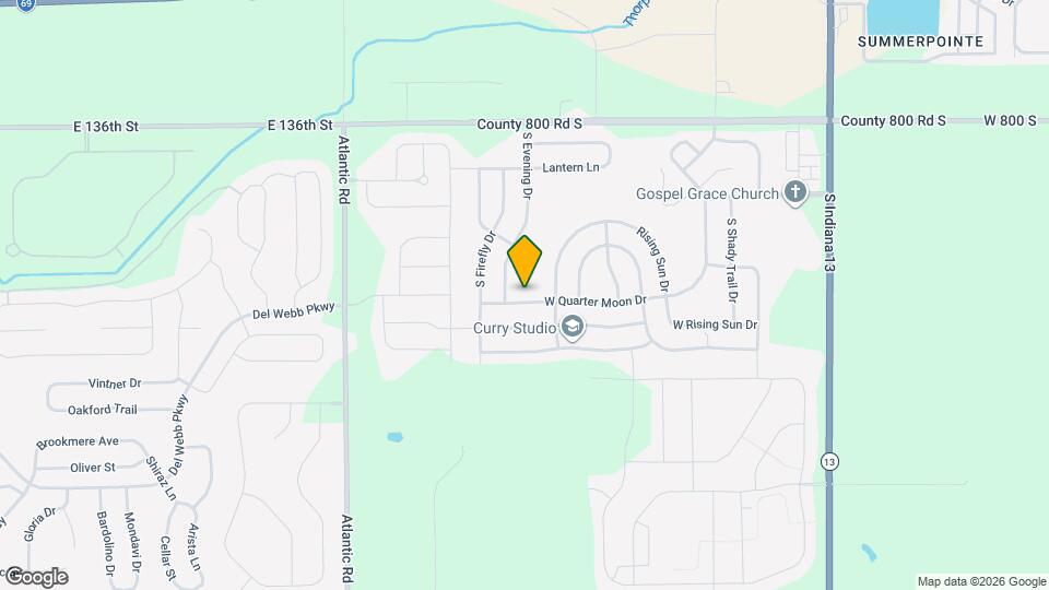 9622 W Quarter Moon Dr Map and Location Details