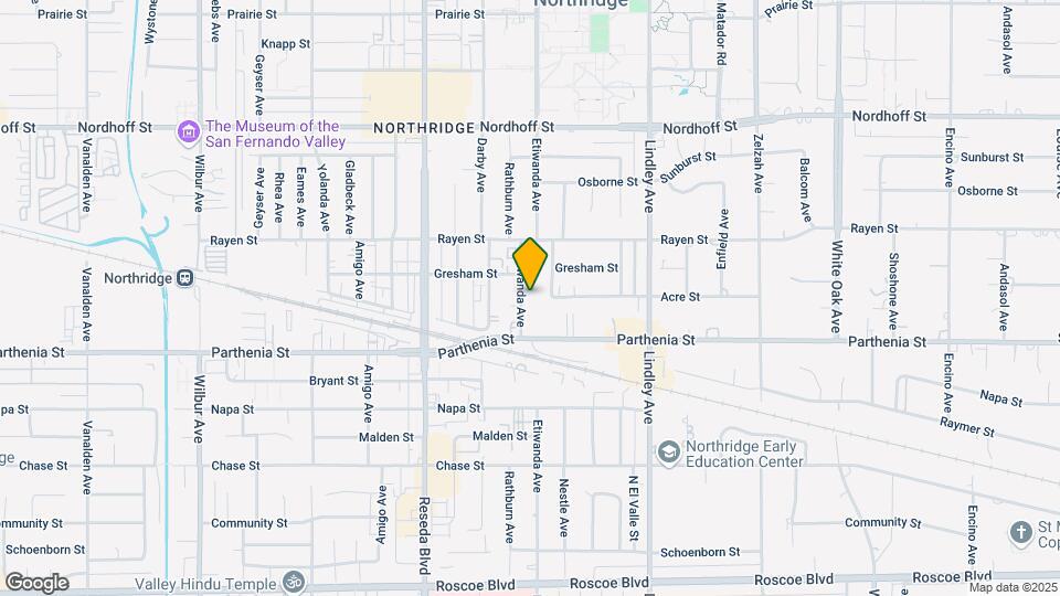 8744 Etiwanda Ave Map and Location Details