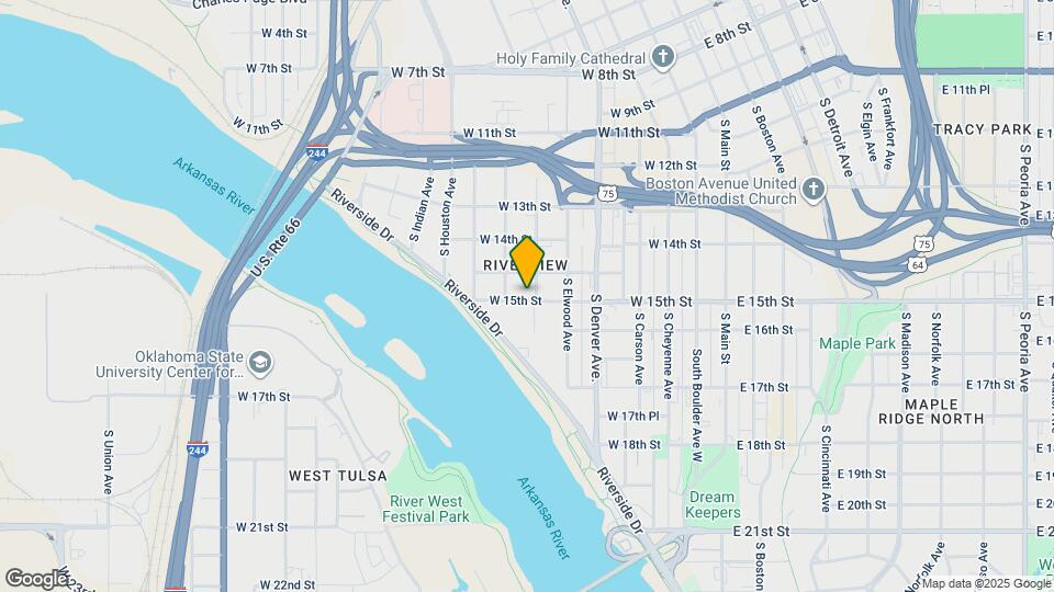 505 W 15th St Map and Location Details