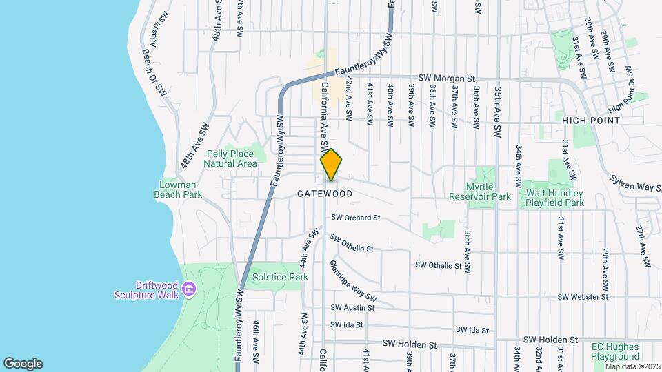 7016 California Ave SW Map and Location Details