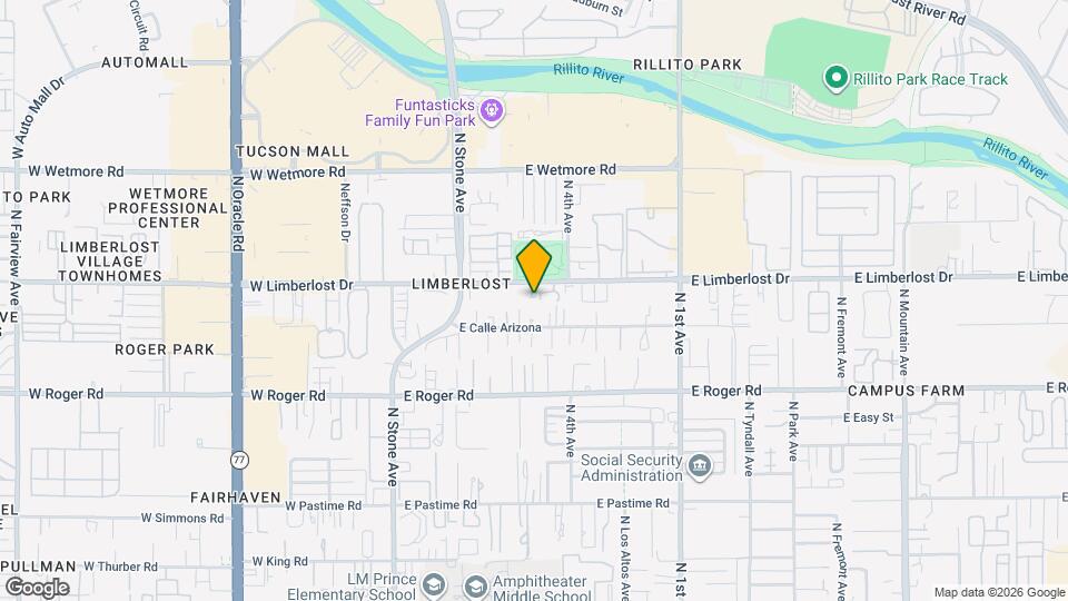 334 E Limberlost Dr Map and Location Details