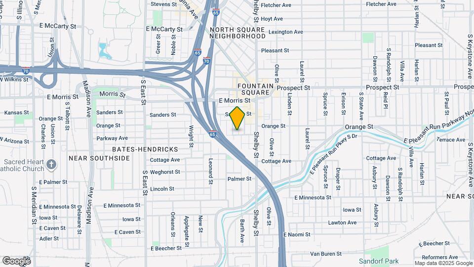 1026 Orange St Map and Location Details