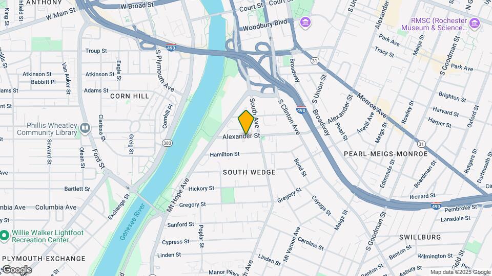 42 1/2 Alexander St, Unit 1 Map and Location Details