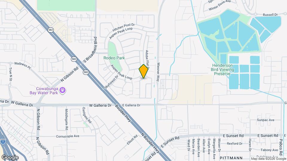 876 Adobe Flat Dr Map and Location Details