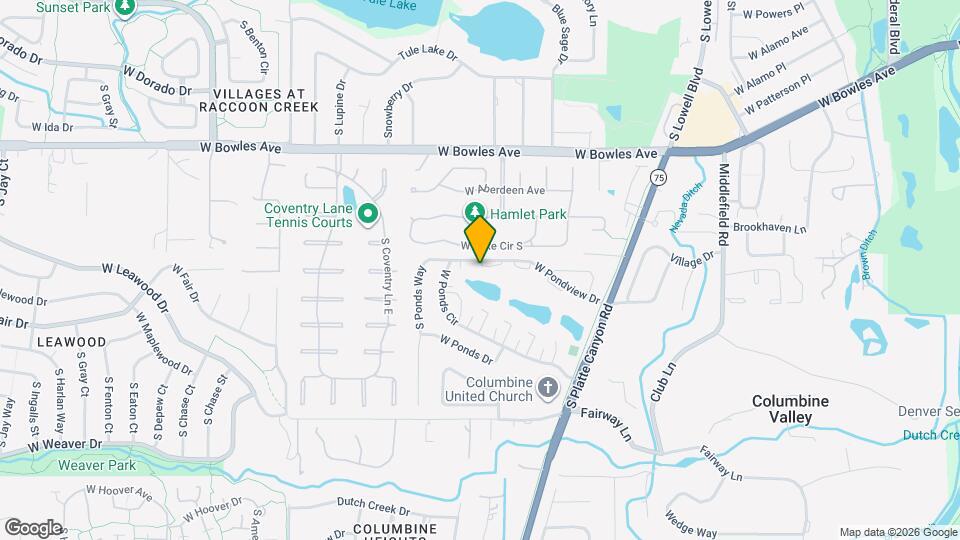 4578 W Pondview Dr Map and Location Details