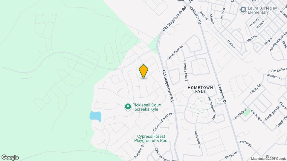 256 Eagle Ford Dr Mapa y Detalles de la Ubicación