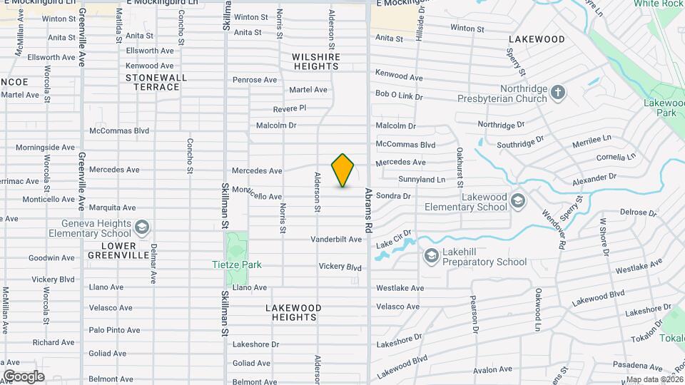 6335 Monticello Ave Map and Location Details