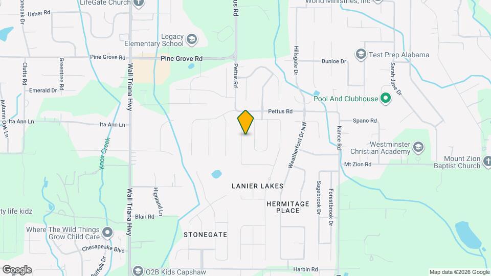 623 Summer Cove Cir NW Map and Location Details