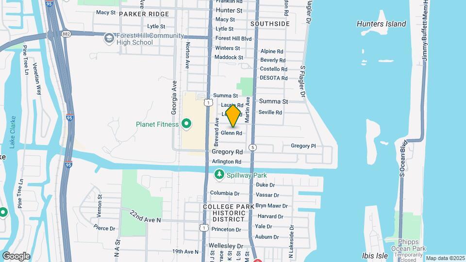 347 Glenn Rd Mapa y Detalles de la Ubicación