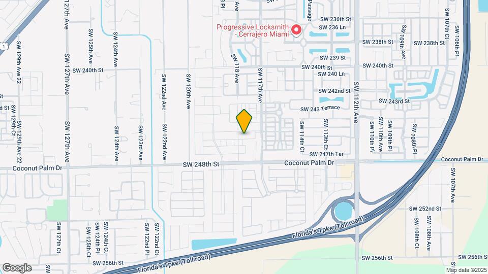 11775 SW 246 Terrace Map and Location Details