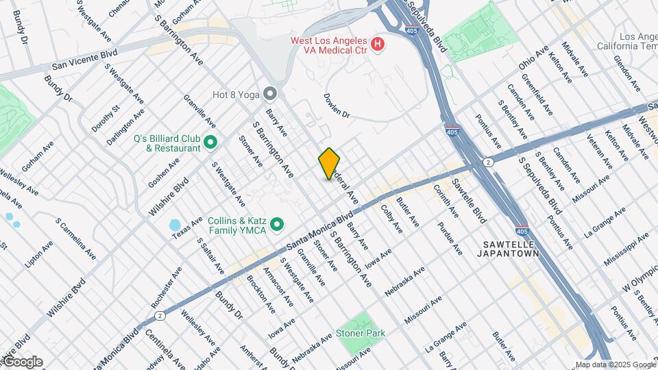 1440 Barry Ave Mapa y Detalles de la Ubicación