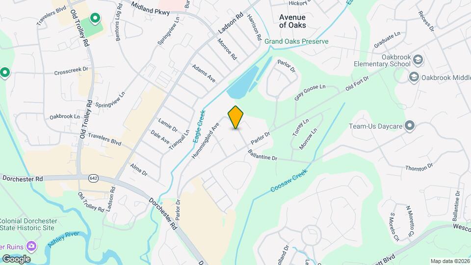 165 Hummingbird Ave Map and Location Details