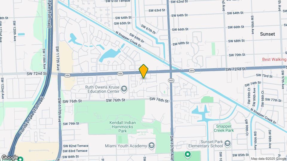 10904 SW 72nd St Map and Location Details