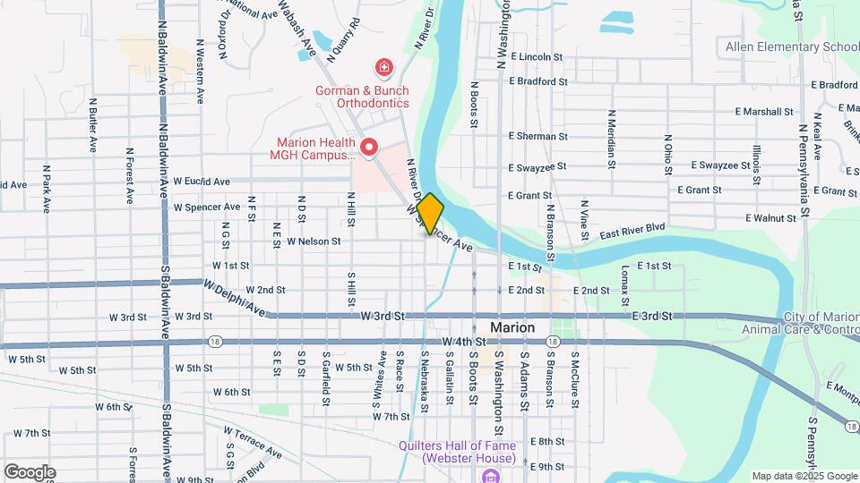 120 N Nebraska St Map and Location Details