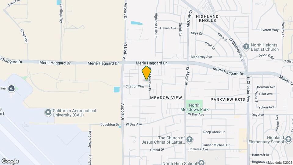 3619 Pine Meadow Dr Mapa y Detalles de la Ubicación