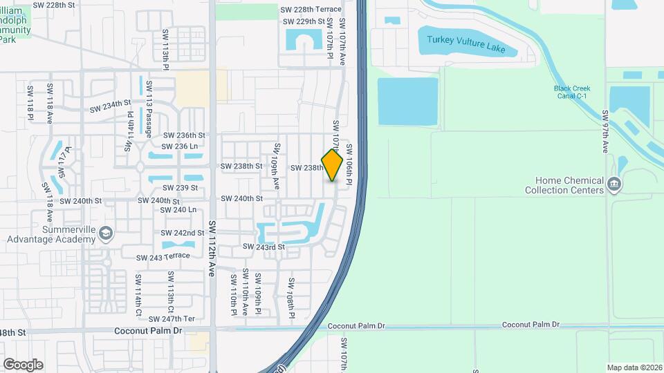 23912 SW 107th Ct Map and Location Details