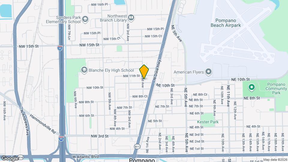 141 NW 10th St Map and Location Details