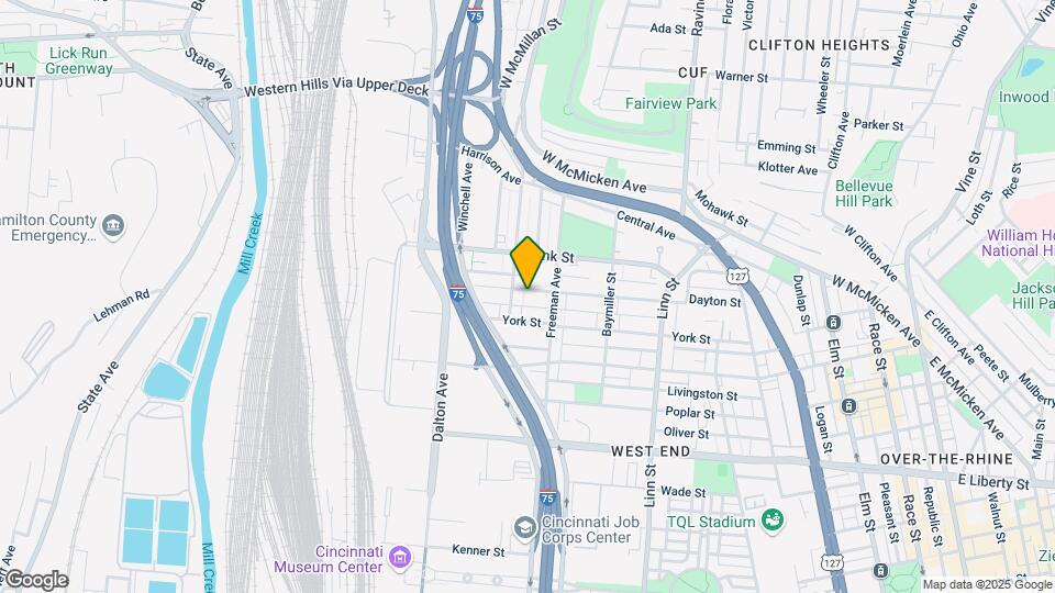 1025 Dayton St Map and Location Details